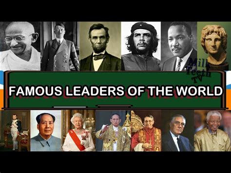 famouse leaders|Iba pa.